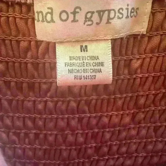 Band of Gypsies Floral Strapless Jumpsuit Size M ♥️ - Picture 7 of 8